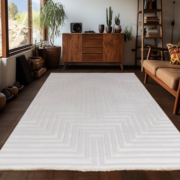 3D Designer Teppich Sahara 1111 Creme