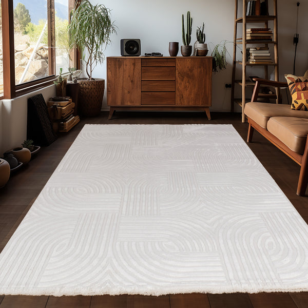 3D Designer Teppich Sahara 1112 Creme