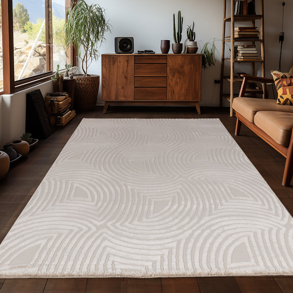 3D Designer Teppich Sahara 1113 Beige