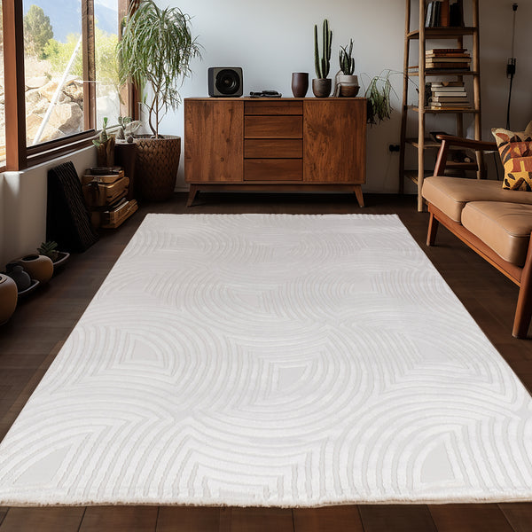 3D Designer Teppich Sahara 1113 Creme