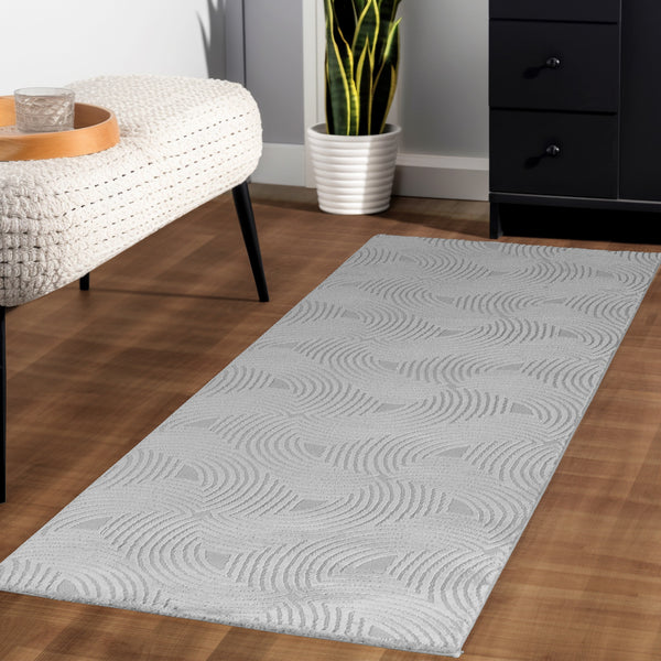 3D Designer Teppich Sahara 1113 Grau