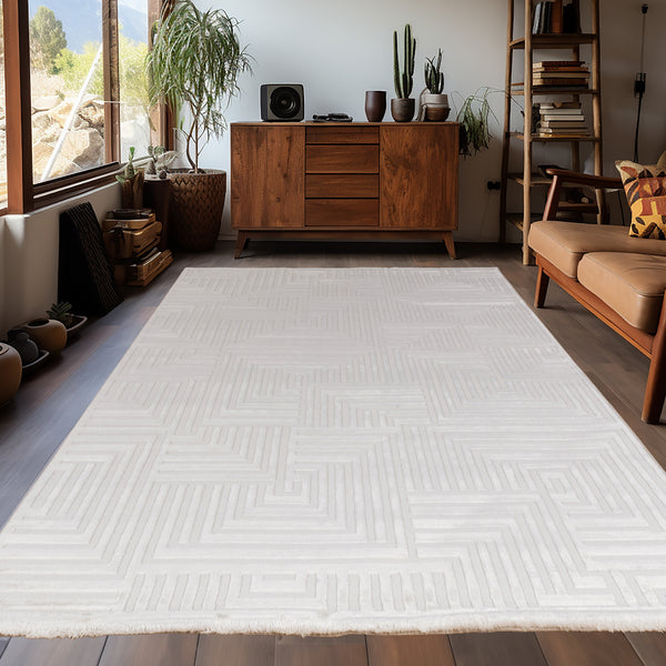 3D Designer Teppich Sahara 1114 Creme