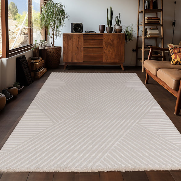 3D Designer Teppich Sahara 1115 Beige