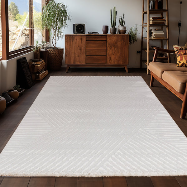 3D Designer Teppich Sahara 1115 Creme