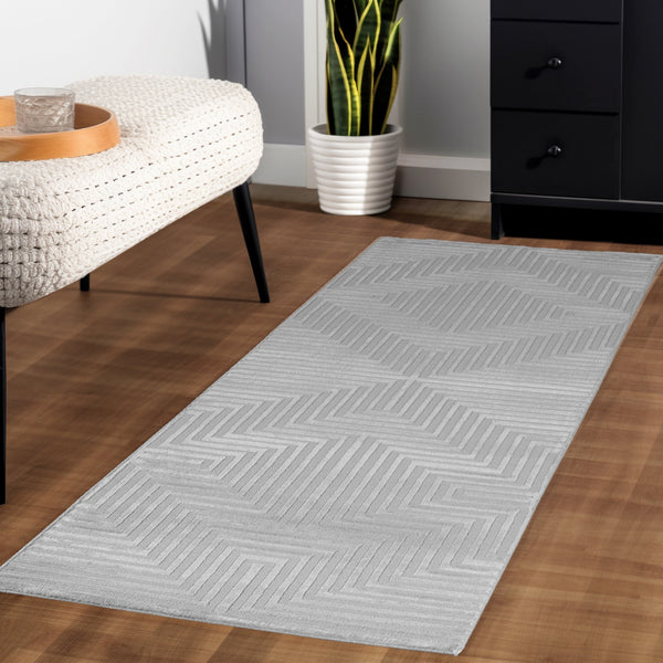 3D Designer Teppich Sahara 1115 Grau