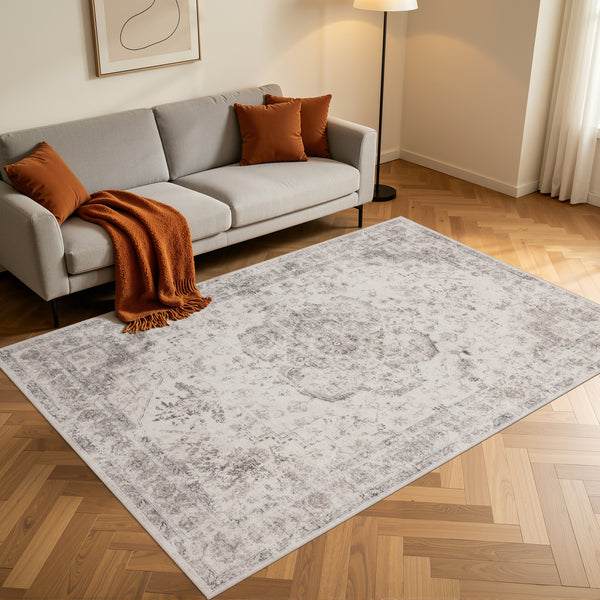 Waschbarer Designer Teppich Für Wohnzimmer, Küche, Flur, Teppichläufer. BEIGE