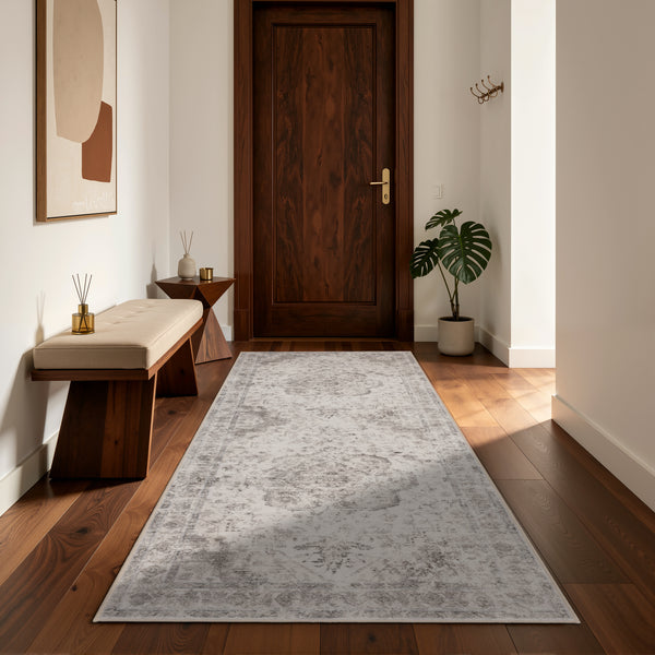 Waschbarer Designer Teppich Für Wohnzimmer, Küche, Flur, Teppichläufer. BEIGE