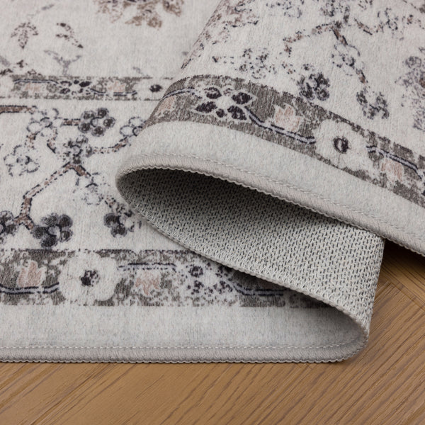 Waschbarer Designer Teppich Für Wohnzimmer, Küche, Flur, Teppichläufer. CREAM