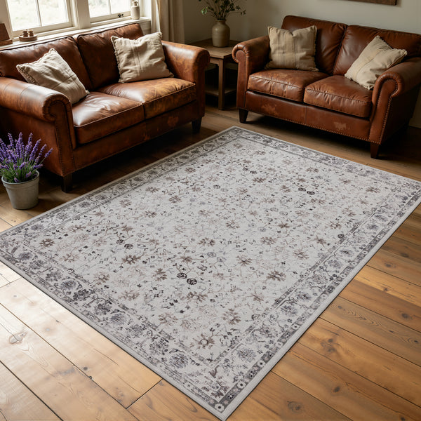 Waschbarer Designer Teppich Für Wohnzimmer, Küche, Flur, Teppichläufer. CREAM
