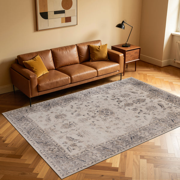 Waschbarer Designer Teppich Für Wohnzimmer, Küche, Flur, Teppichläufer. BEIGE