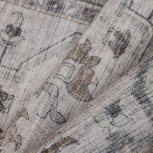 Waschbarer Designer Teppich Für Wohnzimmer, Küche, Flur, Teppichläufer. BEIGE