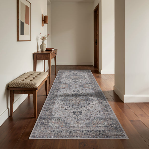 Waschbarer Designer Teppich Für Wohnzimmer, Küche, Flur, Teppichläufer. BEIGE