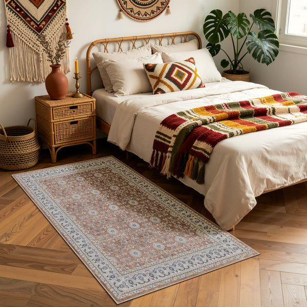 Waschbarer Designer Teppich Für Wohnzimmer, Küche, Flur, Teppichläufer. TERRA