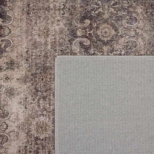Waschbarer Designer Teppich Für Wohnzimmer, Küche, Flur, Teppichläufer. BRAUN