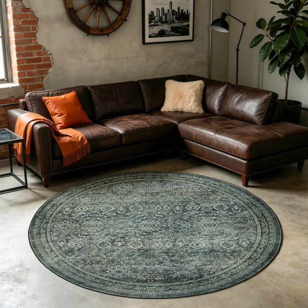 Waschbarer Designer Teppich Für Wohnzimmer, Küche, Flur, Teppichläufer. GRÜN