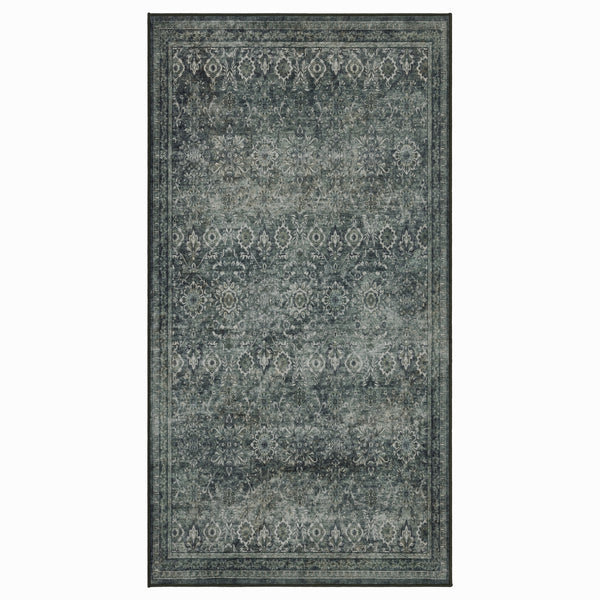 Waschbarer Designer Teppich Für Wohnzimmer, Küche, Flur, Teppichläufer. GRÜN