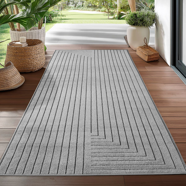 Designer Teppich Nova Grau 1202