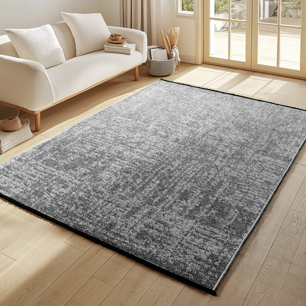 Designer Teppich Grau SPACE 1900