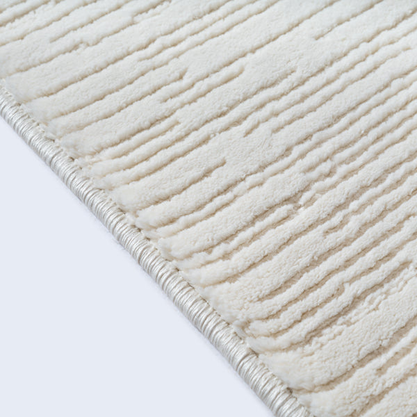 Designer Teppich Merinos SIGN CREME 3050