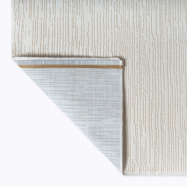Designer Teppich Merinos SIGN CREME 3050