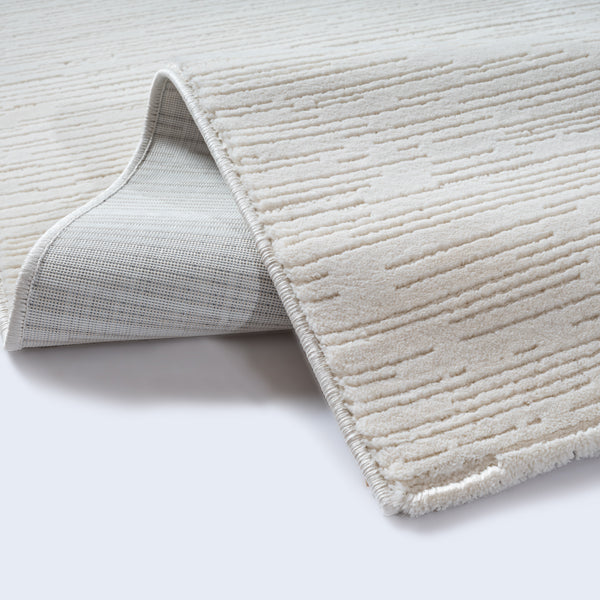 Designer Teppich Merinos SIGN CREME 3050