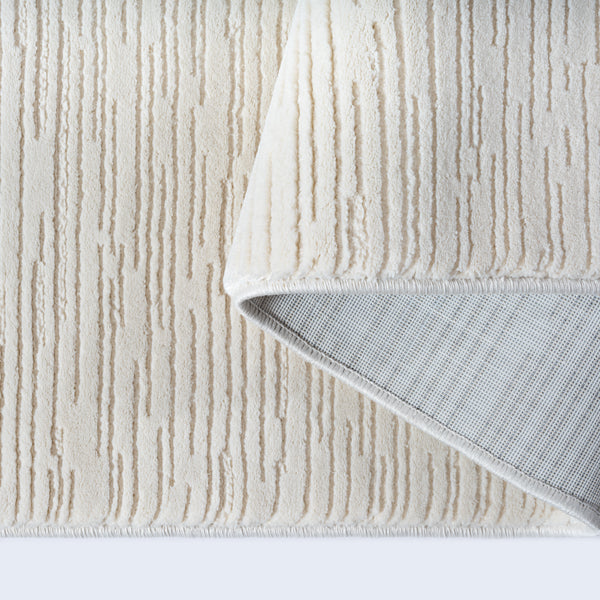 Designer Teppich Merinos SIGN CREME 3050