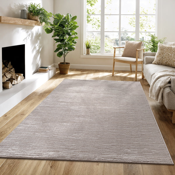 Designer Teppich Merinos SIGN BEIGE/TAUPE 1050