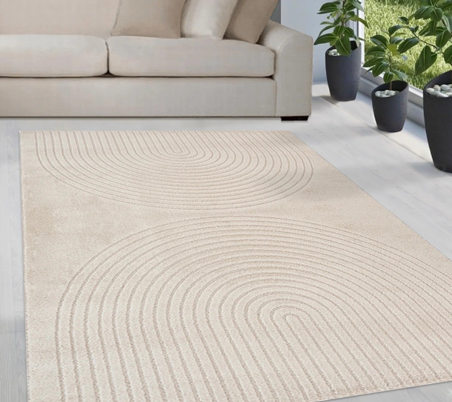 Designer Teppich MERINOS 2320 160-Beige