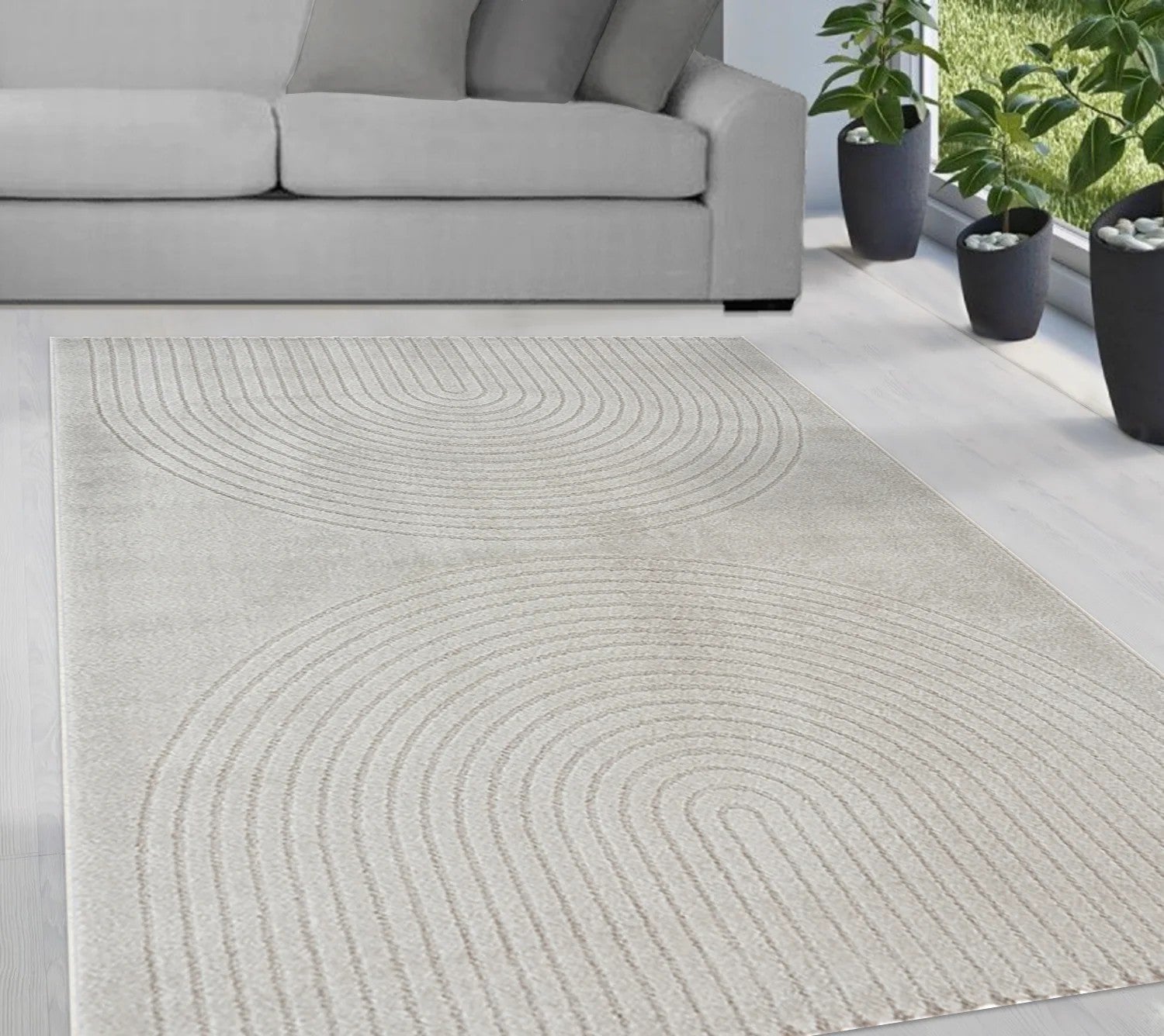 Designer Teppich MERINOS 2320 160-Grau