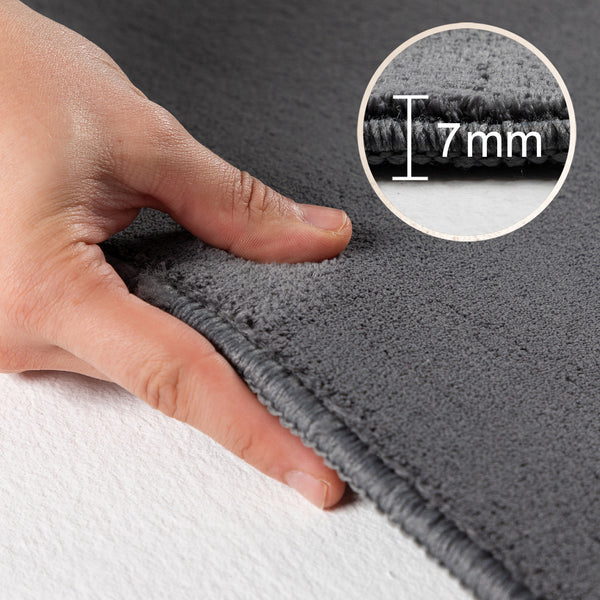 Designer Teppich Dunkel-Grau SKY 5400