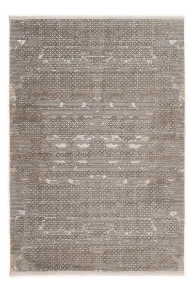 Bambu Teppich Grau/Beige