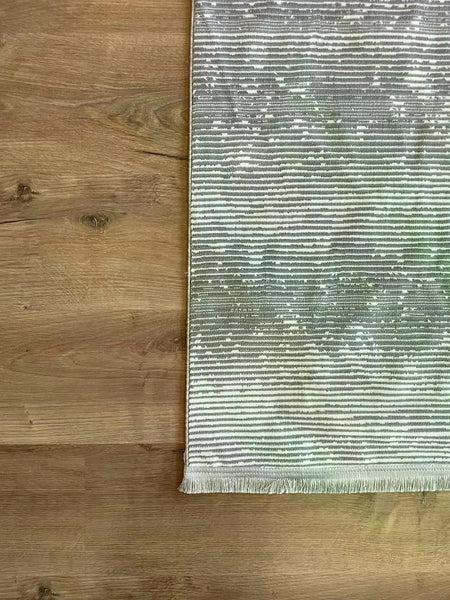 Bambu Teppich  Grau/Creme