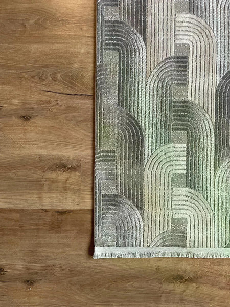 Bambu Teppich Grau