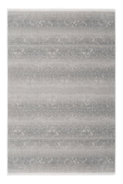 Bambu Teppich Creme/Grau